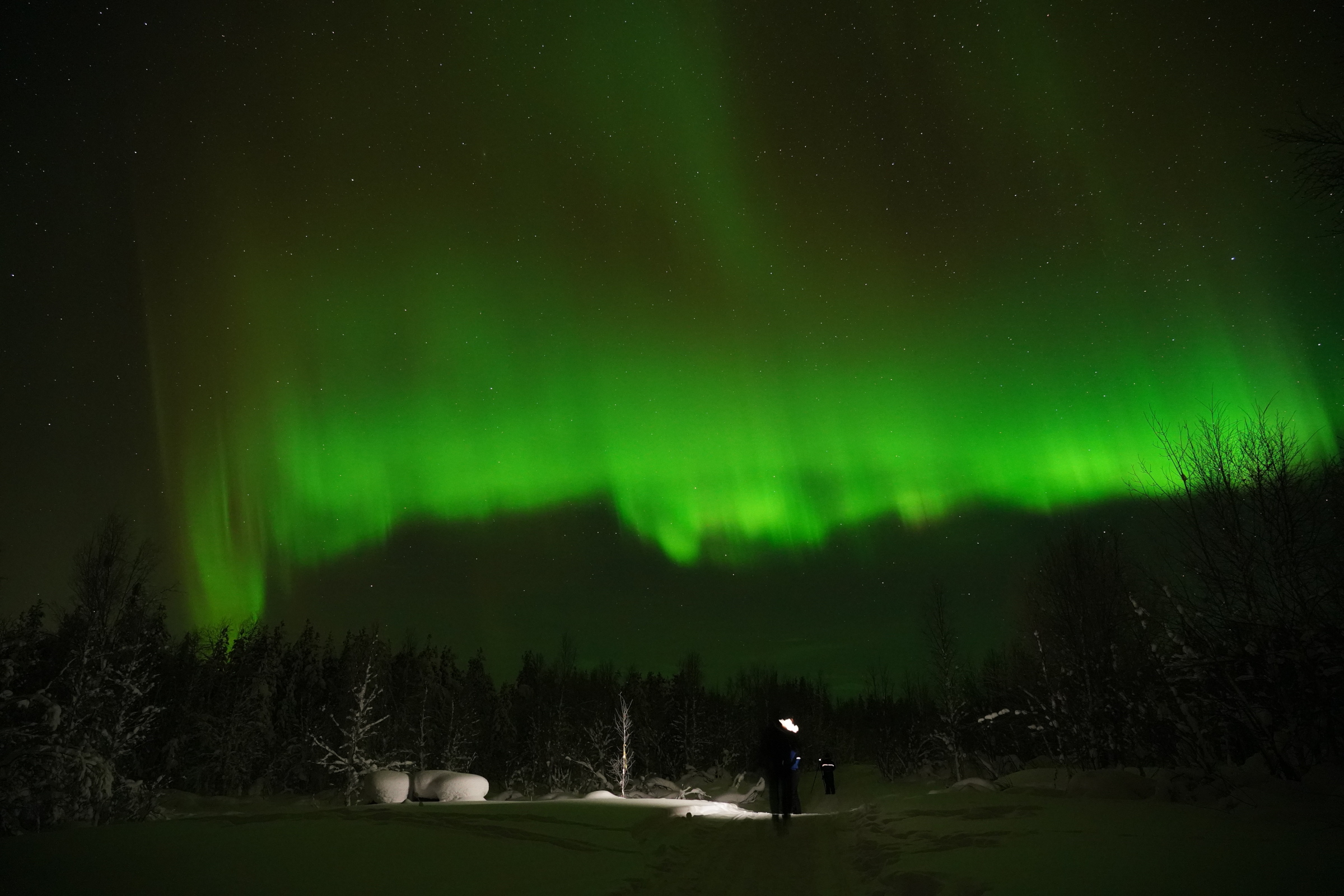 Polarlicht bei Hetta